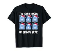 Care Bears Christmas The Many Moods of Grumpy Bear Chart Camiseta