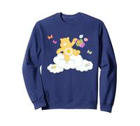 Care Bears Easter Egg Hunting with Funshine Bear Sudadera, Unisex para Adultos, Azul Marino, S