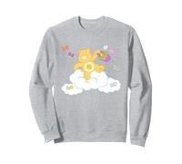 Care Bears Easter Egg Hunting with Funshine Bear Sudadera, Unisex para Adultos, Gris Jaspeado, S