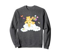 Care Bears Easter Egg Hunting with Funshine Bear Sudadera, Unisex para Adultos, Jaspeado Oscuro, S
