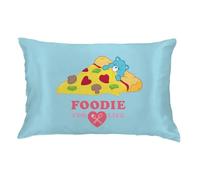 Care Bears Foodie Beauty, Funda de Almohada Reversible estándar de satén Sedoso de 20 x 30 Pulgadas, para Cabello y Piel (Producto con Licencia Oficial) de Franco Collectibles