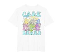 Care Bears Garden Festival Camiseta, Hombre Tallas Grandes, Blanco, 2X Alto