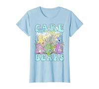 Care Bears Garden Festival Camiseta, Mujer, Azul Bebé, S