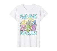 Care Bears Garden Festival Camiseta, Mujer, Blanco, XL