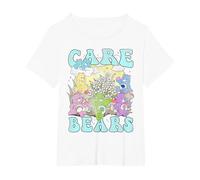 Care Bears Garden Festival Camiseta, Mujer Tallas Grandes, Blanco, 6XL Grande