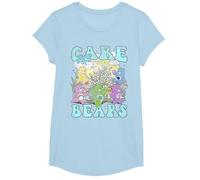 Care Bears Garden Festival Camiseta, Niñas, Azul Bebé, S