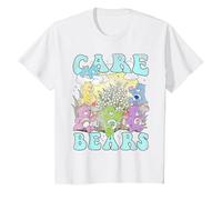 Care Bears Garden Festival Camiseta, Niños, Blanco, 6 años