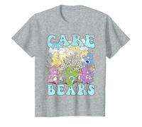 Care Bears Garden Festival Camiseta, Niños, Gris Jaspeado, 10 años