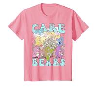 Care Bears Garden Festival Camiseta, Niños, Rosado, 10 años