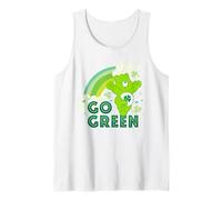 Care Bears Good Luck Bear Go Green St. Patrick's Day Camiseta sin Mangas