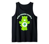 Care Bears Good Luck Bear Who Needs Luck St. Patrick's Day Camiseta sin Mangas