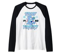 Care Bears Grumpy Bears Stay Frosty Christmas Camiseta Manga Raglan