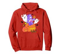 Care Bears Halloween Harmony Bear Holding A Happy Pumpkin Sudadera con Capucha