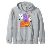 Care Bears Halloween Harmony Bear Holding A Happy Pumpkin Sudadera con Capucha