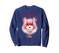 Care Bears Halloween Scary Clown Face Horror Movie Poster Sudadera, Unisex para Adultos, Azul Marino, XXL