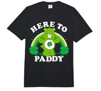 Care Bears Here to Paddy Good Luck Bear St. Patrick's Day Comfort Colors Adult Heavyweight T-Shirt