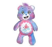 Care Bears - Juguete chirriante de Peluche para Mascotas, Care-a-Lot Bear, 9 Pulgadas con chirriador en el Interior, Juguete chirriante Care-a-Lot para Perros, Juguetes coleccionables de Osos
