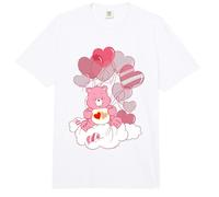 Care Bears Love A Lot Bear and Heart Balloons Valentine Comfort Colors Adult Heavyweight T-Shirt