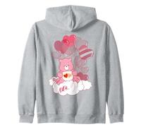 Care Bears Love A Lot Bear and Heart Balloons Valentine Sudadera con Capucha