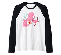 Care Bears Love a Lot Cupid Bear Valentine Camiseta Manga Raglan