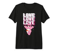 Care Bears Love Love Love Love A Lot Bear Valentine Camiseta Premium