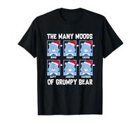 Care Bears Moods of Grumpy Bear Santa Hat Christmas Camiseta