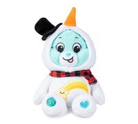 Care Bears - Oso de los deseos de muñeco de nieve de 22 cm, juguete suave coleccionable, juguete de peluche de Navidad para niños y niñas, juguete de peluche para niños a partir de 4 años, dorado con