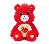 Care Bears - Oso de Peluche Mediano de 35 cm, Juguete Suave Coleccionable para niños y niñas, Peluche para niños a Partir de 4, 5, 6, 7 años, Color Rojo