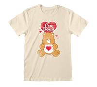 Care Bears Osos Amorosos Tenderheart Bear - Schmusebärchi Hombre Camiseta Crudo XL 100% algodón Regular