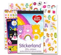 Care Bears Paquete de calcomanías de entrenamiento para ir al baño - Más de 295 calcomanías de recompensa Care Bears para niños pequeños más tatuajes y colgador de puerta | Calcomanías de Care Bears