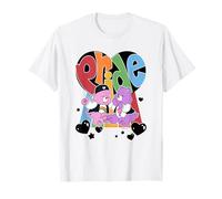 Care Bears Pride Cheer and Share Bear Rainbow Heart Camiseta