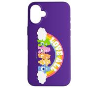 Care Bears Pride Love All Rainbow Buena Suerte, ánimo, gruñón Carcasa para iPhone 16 Plus