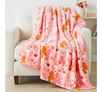 Care Bears - Ropa de Cama clásica nostálgica súper Suave y acogedora, Manta para el día de San Valentín, 60 x 70 Pulgadas (Producto con Licencia Oficial) de Franco Collectibles