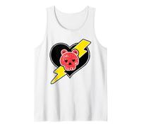 Care Bears Skull and Heart Badge Camiseta sin Mangas