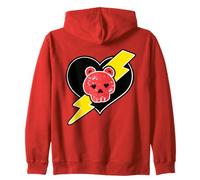 Care Bears Skull and Heart Badge Sudadera con Capucha
