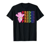 Care Bears Stacked Pride Rainbow Cheer Bear Camiseta