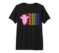 Care Bears Stacked Pride Rainbow Cheer Bear Camiseta Premium