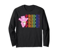 Care Bears Stacked Pride Rainbow Cheer Bear Manga Larga
