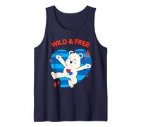 Care Bears: Unlock The Magic 4th of July Wild and Free Camiseta sin Mangas