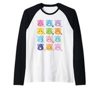Care Bears: Unlock The Magic Bear Faces Camiseta Manga Raglan