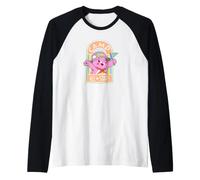 Care Bears: Unlock The Magic Cheer Bear Close-Up All-Star Camiseta Manga Raglan