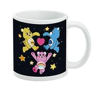Care Bears: Unlock the Magic Funshine, Grumpy and Cheer Taza de café de cerámica, tazas de regalo novedosas para café, té y bebidas calientes, 325 ml, color blanco