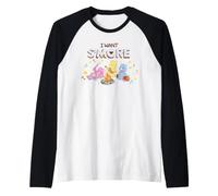 Care Bears: Unlock The Magic I Want S'More Campfire Group Camiseta Manga Raglan