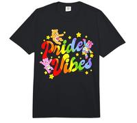 Care Bears: Unlock The Magic Pride Vibes Stars and Rainbows Comfort Colors Adult Heavyweight T-Shirt