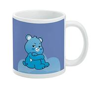 Care Bears: Unlock the Magic Resting Grump Face Taza de café de cerámica, tazas de regalo novedosas para café, té y bebidas calientes, 325 ml, color blanco