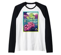 Care Bears x Universal Monsters Good Luck Bear Creature Camiseta Manga Raglan
