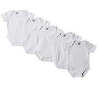 Care Body Neonato Maniche Corte, White (100), 62