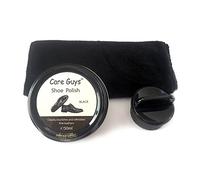 Care Guys: cera negra para zapatos de cuero, 2.7 onzas, limpia, nutre y refina