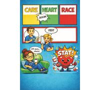 CARE, HEART, RACE: Because Nursing Is Cardio | Funny Nurse Life Notebook Gift | Mixed Grid + Ruled Pages | Checklist + Shift Recap + Handoff Notes | For RN Students & New Grads | 120 Pages | 6x9