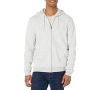CARE OF by PUMA Sudadera con capucha, forro y cremallera de manga larga para hombre, light grey, S, Label: S